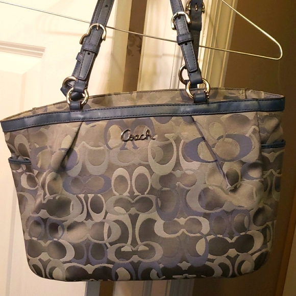 Coach Handbags - Light Blue Coach Purse